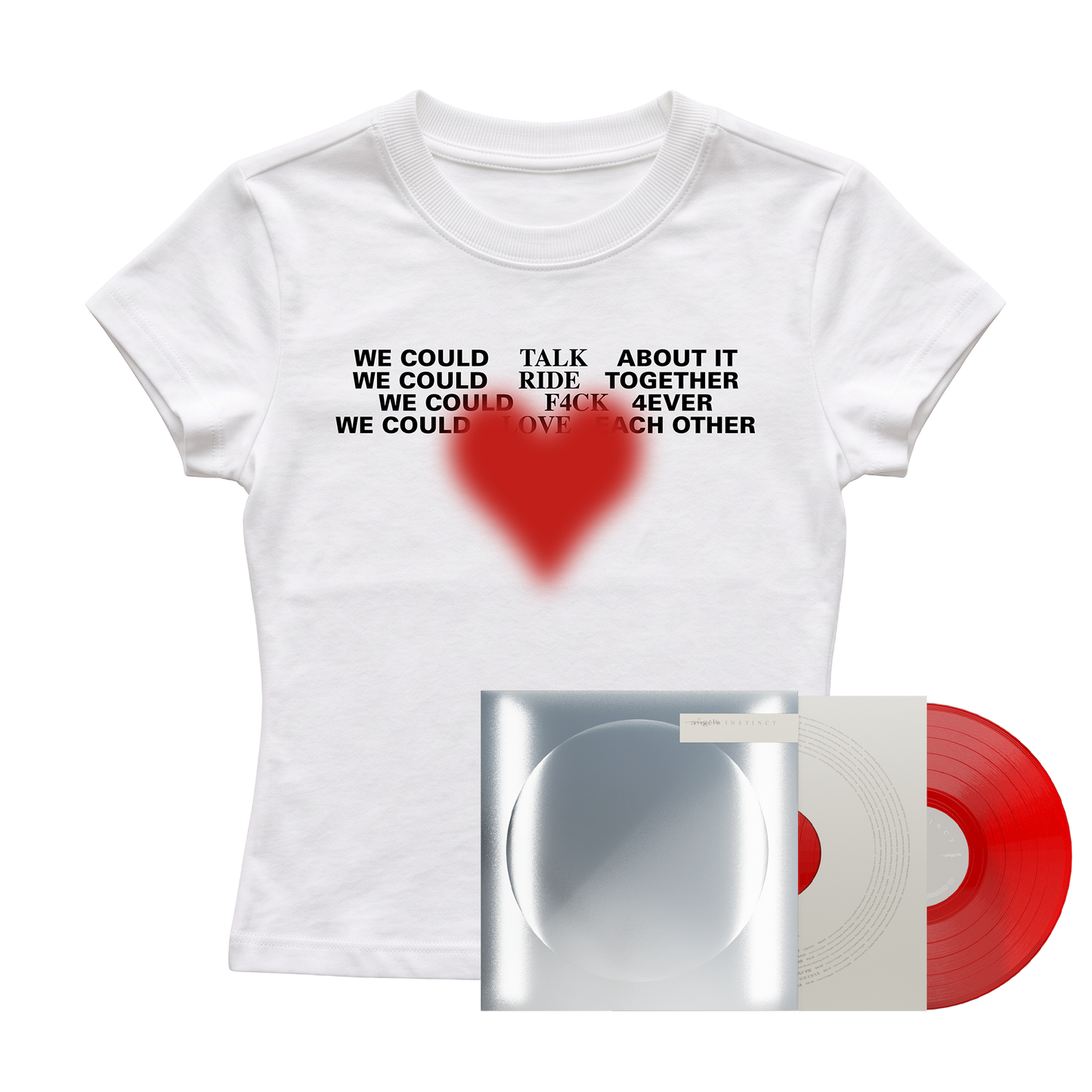VINYLE « INSTINCT » EXCLUSIF + BABY TEE