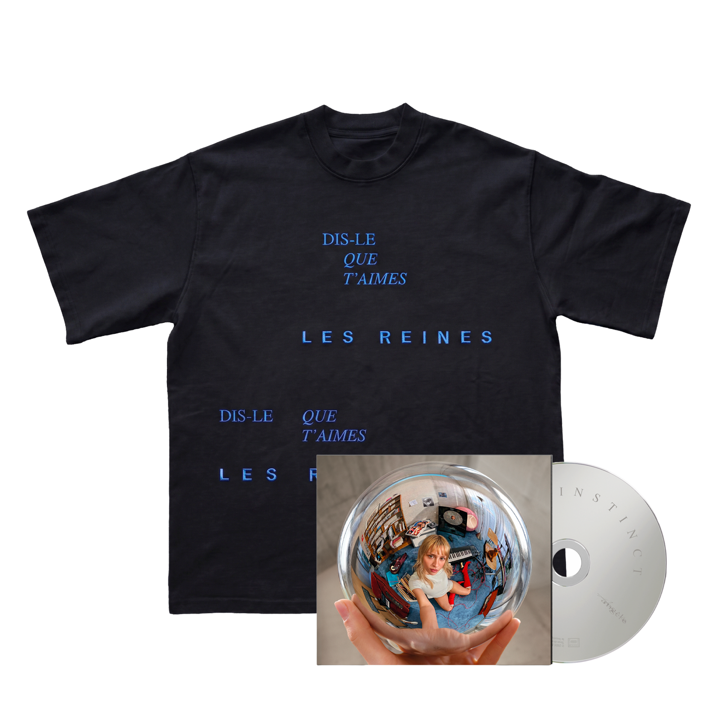 CD « INSTINCT » + T-SHIRT BRODÉ